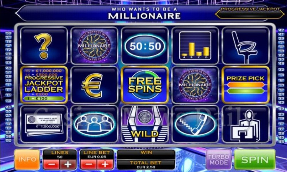 Millionaire Screenshot Playtech