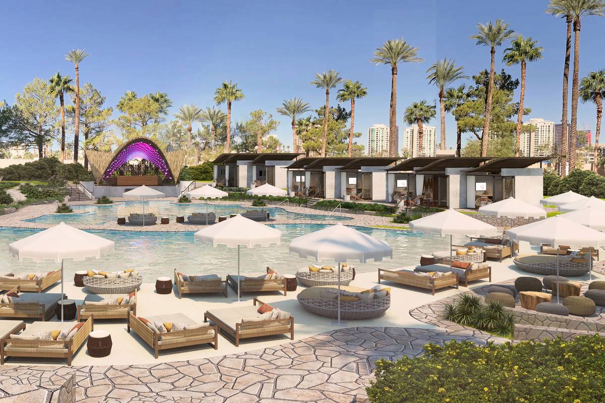 Virgin Hotel Vegas   poolside