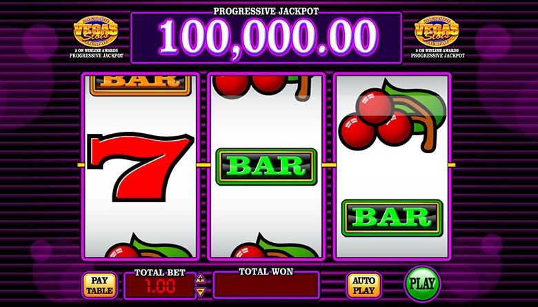 Classic 3 reel online slot machine