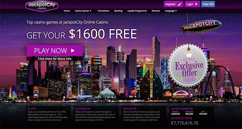 Jackpot city home page