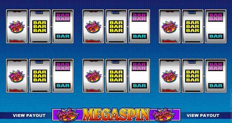 Mega spin slot machine