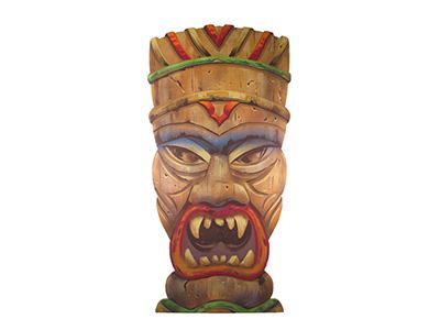 Tiki mask