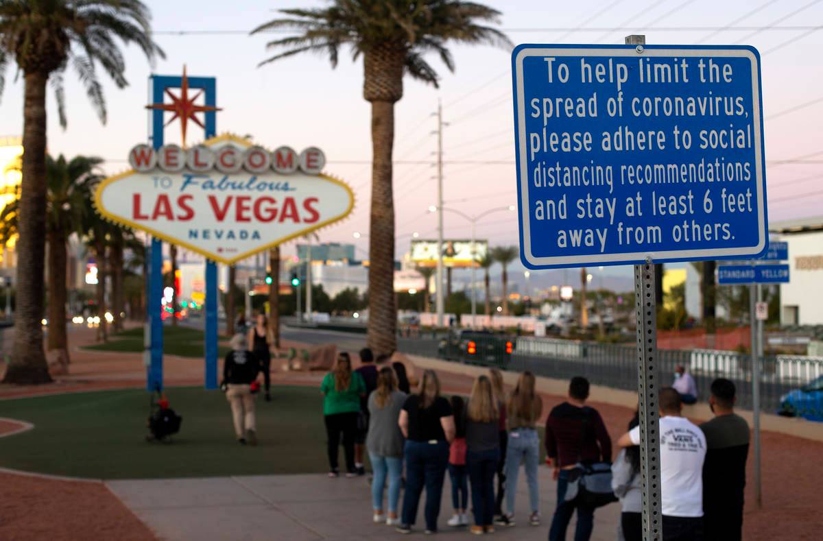Las Vegas Strip   Covid Warning