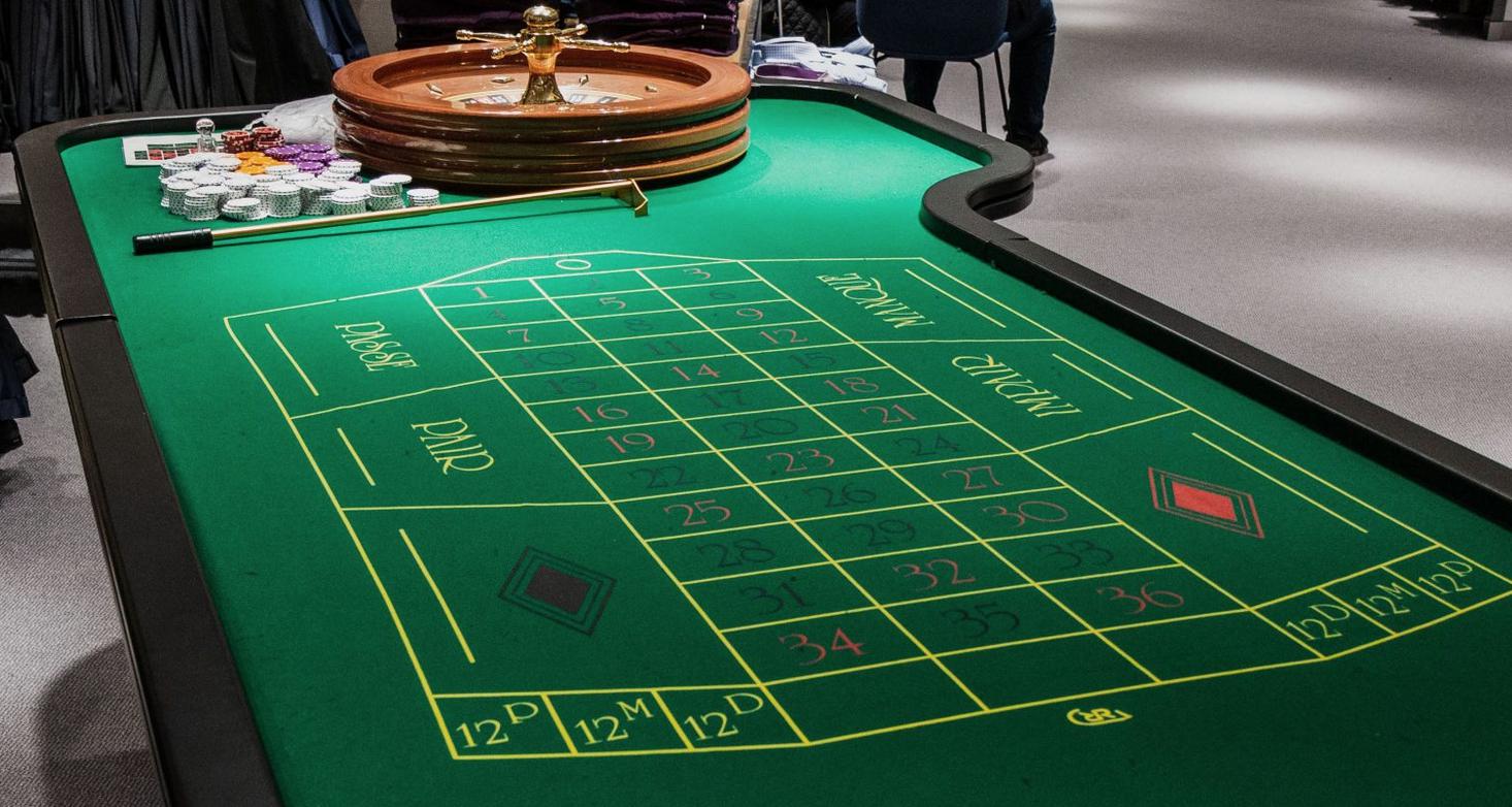 Roulette table