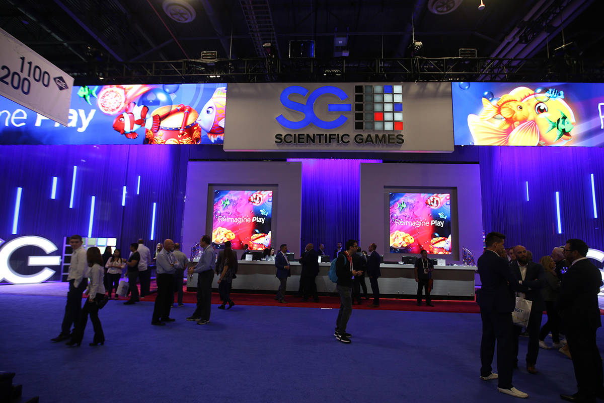 Scientific Games booth at GGE 2019