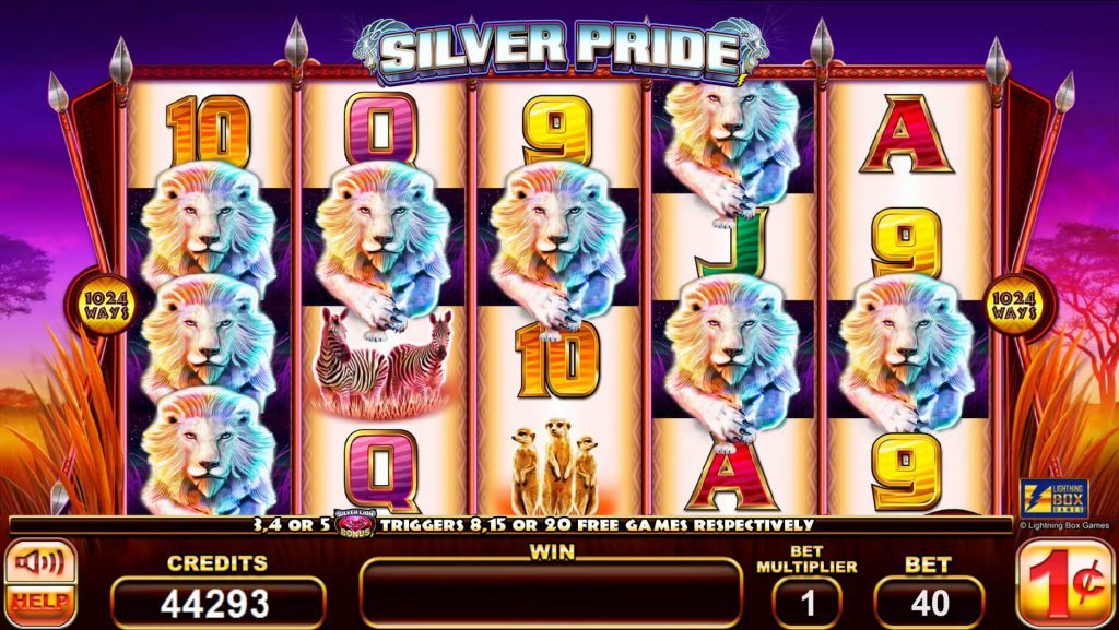 Lightning Box's Silver Pride slot game