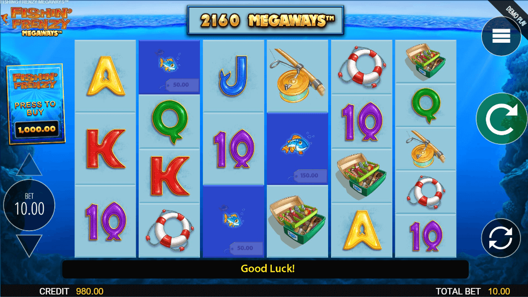 Fishin 'Frenzy Megaways Slot - base game