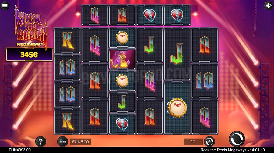 Rock The Reels Megaways Slot (base game)