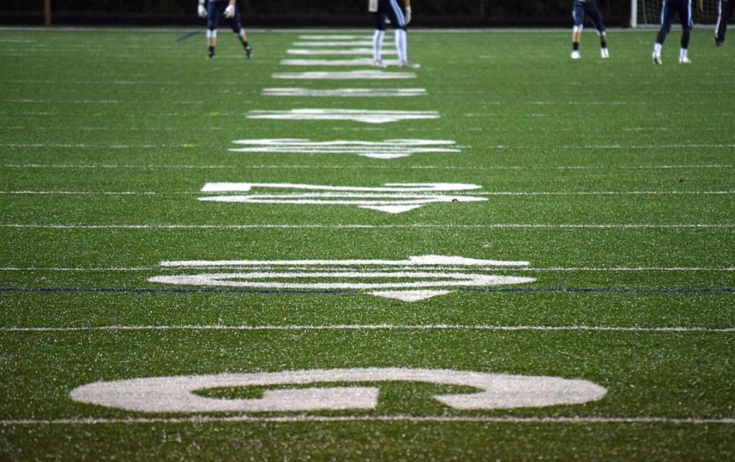 American football field