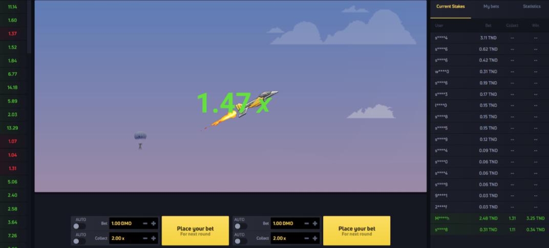 Jet X Online Slot Screen