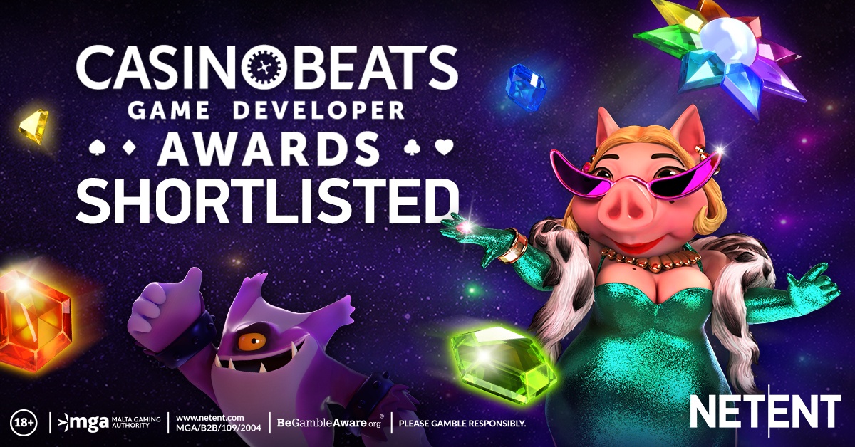 NetEnt shortlisted - CasinoBeats Game Developer Awards