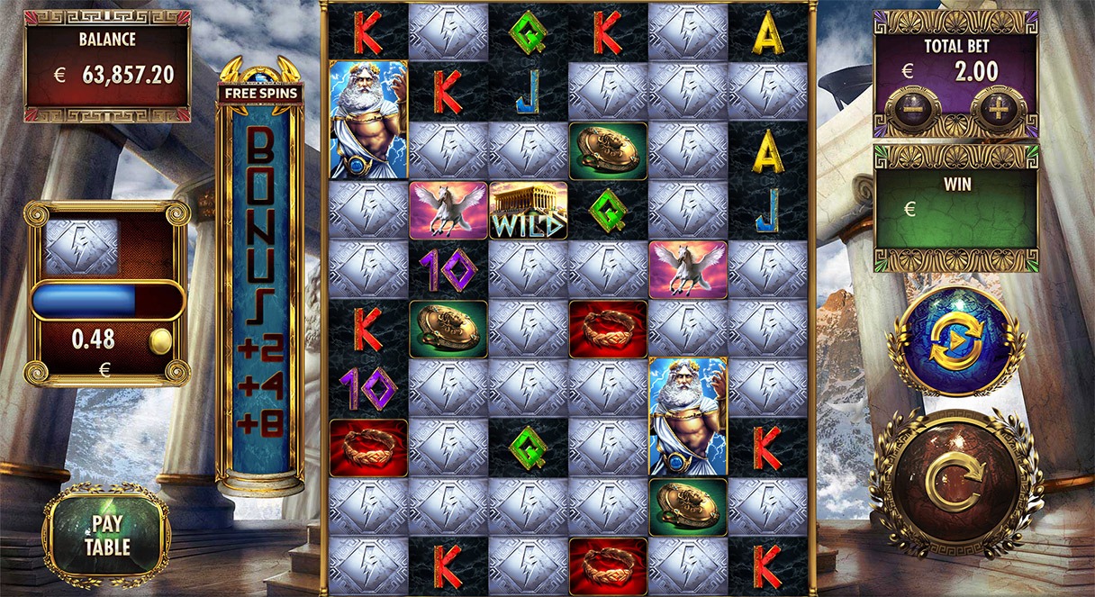 Million Zeus Slot gameplay